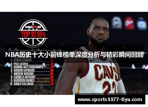 NBA历史十大小前锋榜单深度分析与精彩瞬间回顾